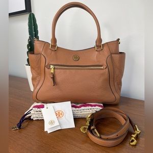 Tory Burch Frances Satchel in Bark
